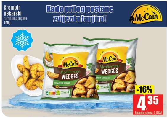 McCain Mediterrane Wedges