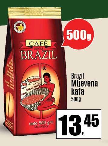 BRAZIL mljevena kafa