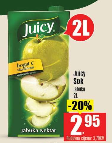 Juicy Sok jabuka 2L