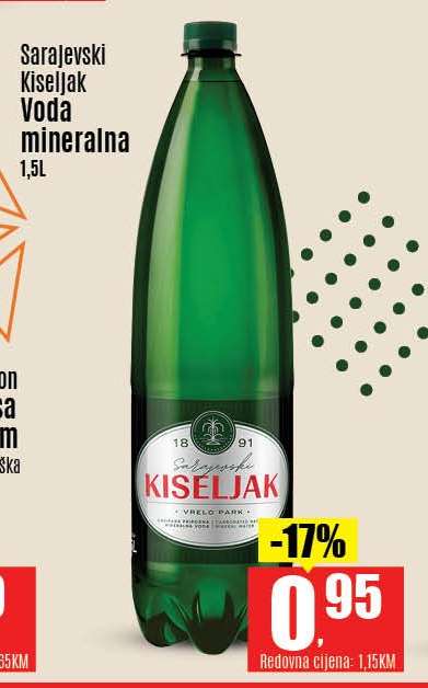 Sarajevski kiseljak Voda mineralna