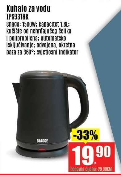 Kuhalo za vodu TPS9318K