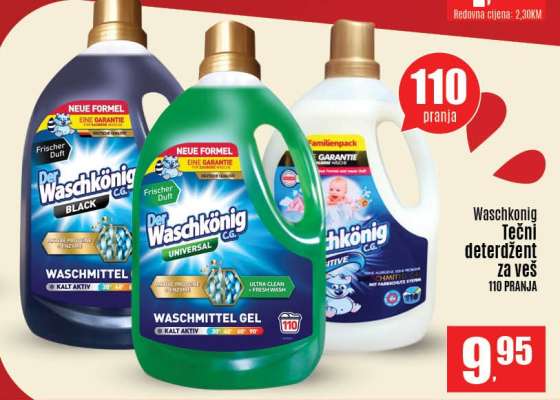 Waschkönig Tečni deterdžent za veš