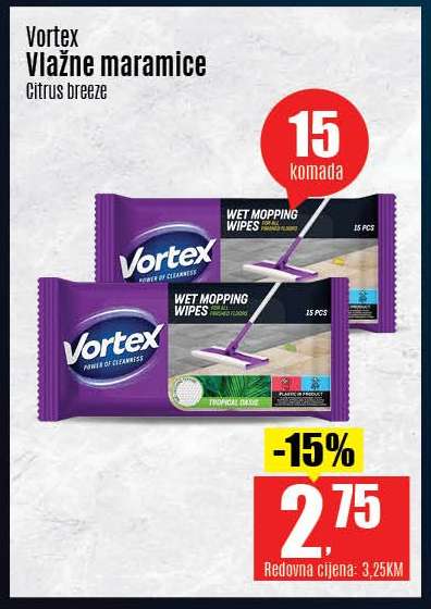 Vortex Vlažne maramice