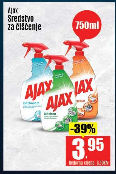 Ajax sredstvo za čišćenje