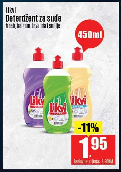 Likvi Deterdžent za suđe