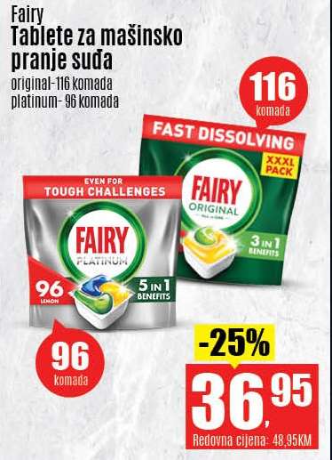 Fairy Tablete za mašinsko pranje suđa