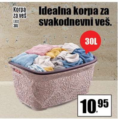 Korpa za veš Lace 30L