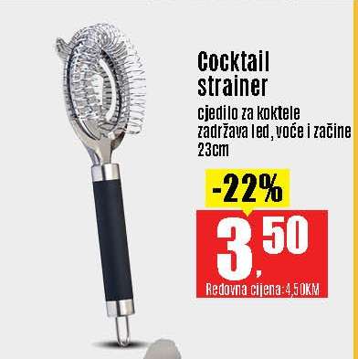 Cocktail strainer