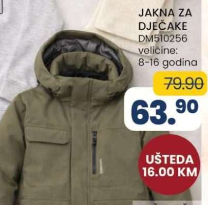JAKNA ZA DJEČAKE DM510256