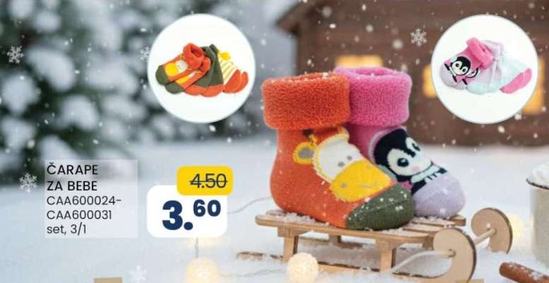 ČARAPE ZA BEBE