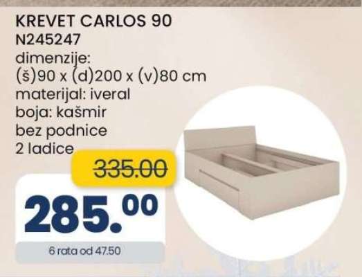 KREVET CARLOS 90