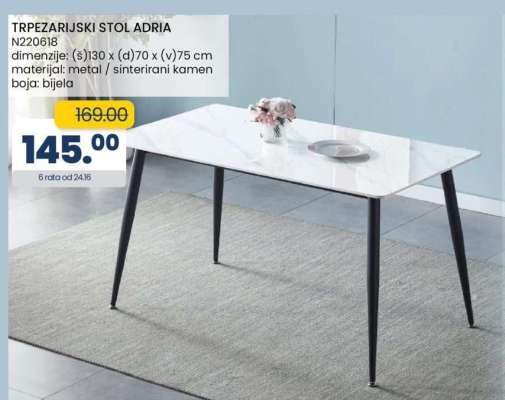 TRPEZARIJSKI STOL ADRIA