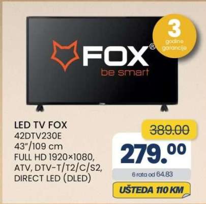 LED TV FOX