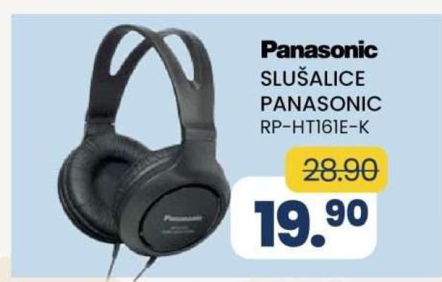 Panasonic SLUŠALICE PANASONIC RP-HT161E-K
