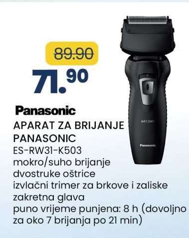 Panasonic APARAT ZA BRIJANJE PANASONIC ES-RW31-K503