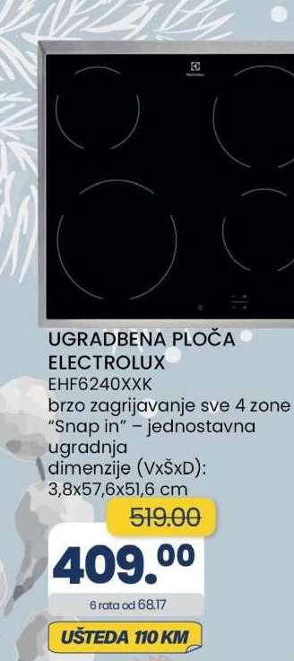 UGRADBENA PLOČA ELECTROLUX