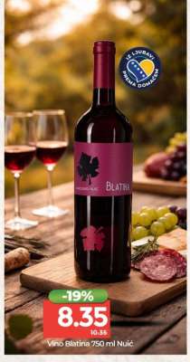 Vino Blatina 750 ml, Nuić