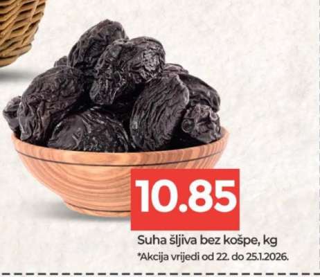 Suha šljiva bez košpe, kg