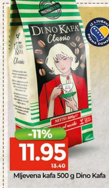 Mljevena kafa 500 g Dino Kafa
