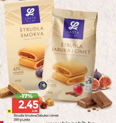 Štrudla Smokva/Jabuka i cimet