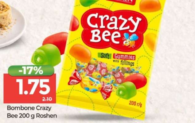 Bombone Crazy Bee 200 g Roshen