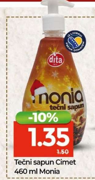 Tečni sapun Cimet 460 ml Monia