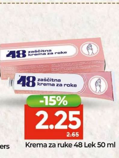 Krema za ruke 48 Lek 50 ml