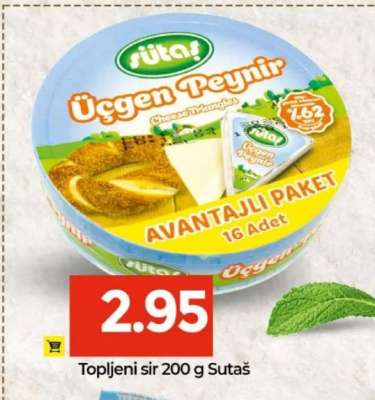 Topljeni sir 200 g Sutaš