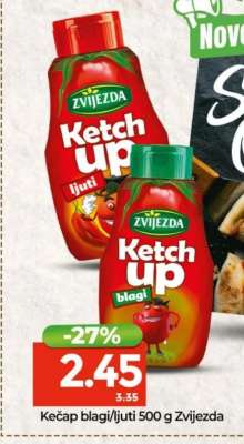 Kečap blagi/ljuti 500 g Zvijezda