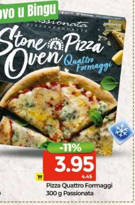 Pizza quattro formaggi