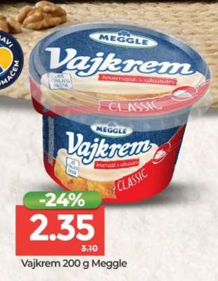 Vajkrem 200 g Meggle