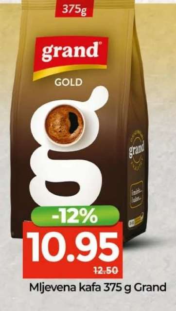 Mljevena kafa 375 g Grand