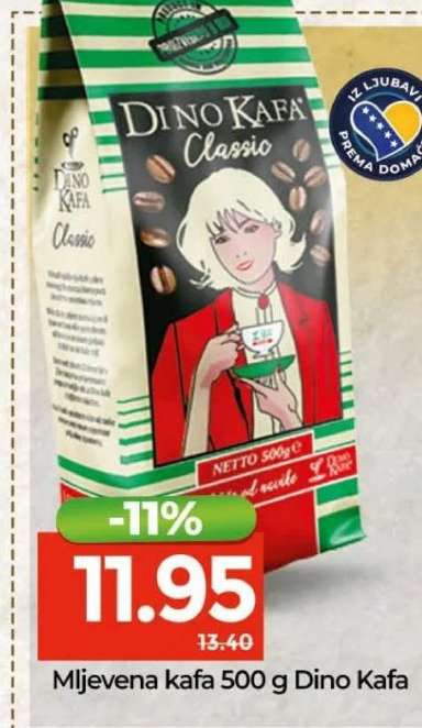 Mljevena kafa 500 g Dino Kafa