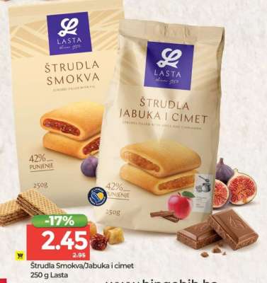 Štrudla Smokva/Jabuka i cimet