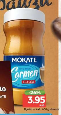 Bijelilo za kafu 400 g Mokate