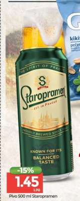 Pivo 500 ml Staropramen