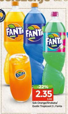 Sok Orange/Shokata/Exotic Tropicool 2 L Fanta