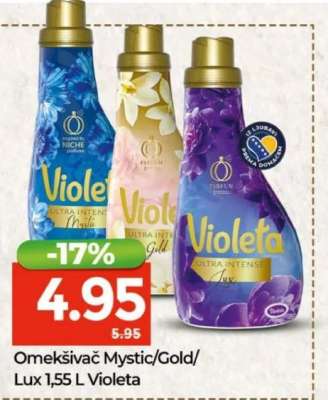 Omekšivač Mystic/Gold/Lux 1,55 L Violeta