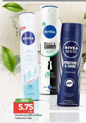 Dezodorans 200 ml, Nivea