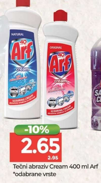 TEČNI ABRAZIV CREAM 400 ML ARF