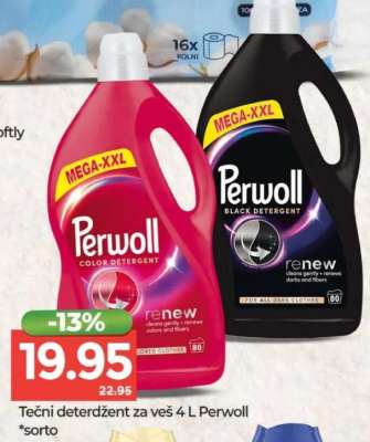 Tečni deterdžent za veš 4 L Perwoll