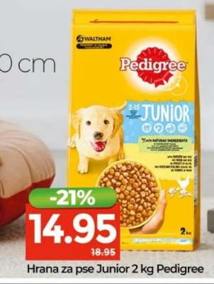 Hrana za pse Junior 2 kg Pedigree