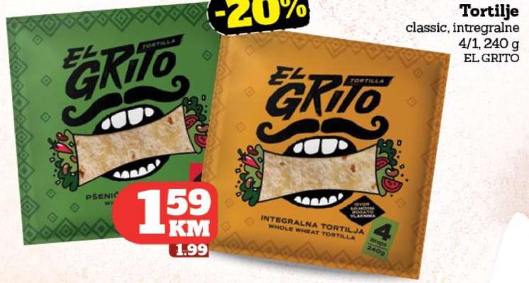 Tortilje El Grito