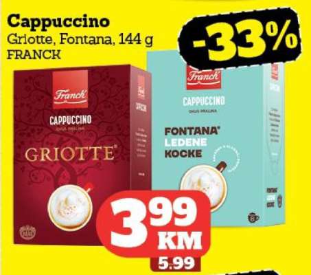 Cappuccino Griotte, Fontana, 144 g
