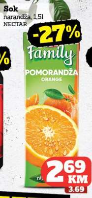 Family Pomorandža Orange Juice