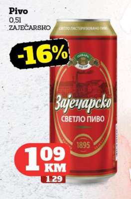 Pivo Zaječarsko 0,5l