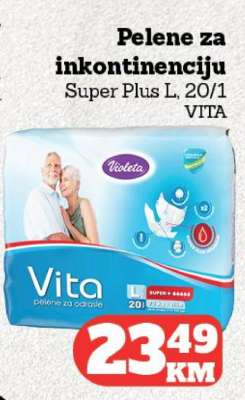 Vita Pelene za inkontinenciju