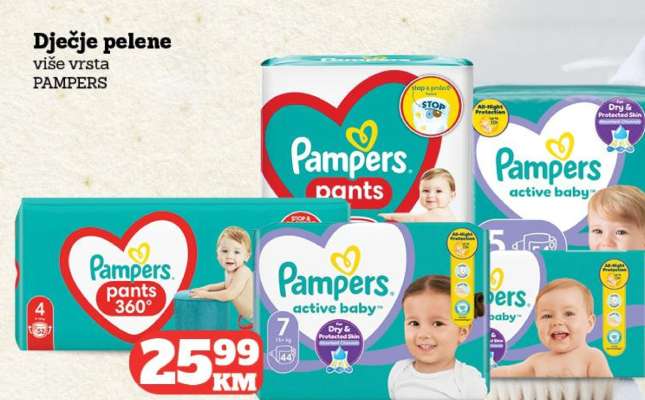Dječje pelene Pampers