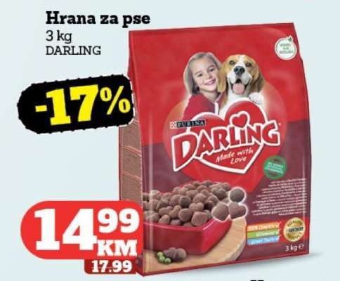 Hrana za pse DARLING 3 kg