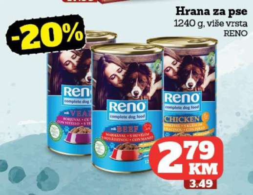 HRANA ZA PSE RENO